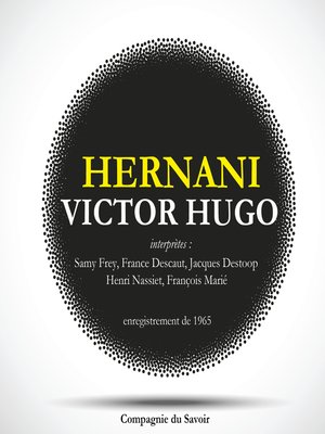 cover image of Hernani de Victor Hugo